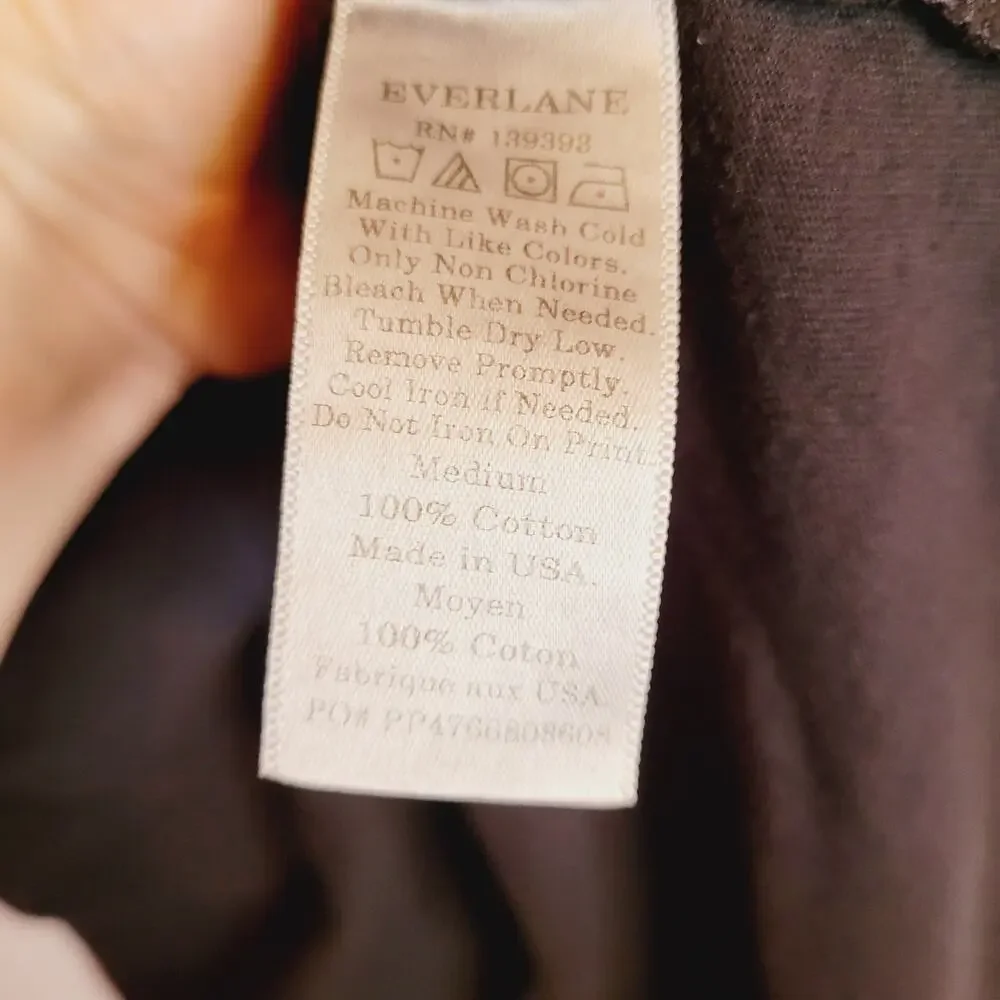 Everlane 100% New York black short sleeved t-shirt size medium - Picture 4 of 6
